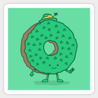 St Patricks Day Donut Sticker